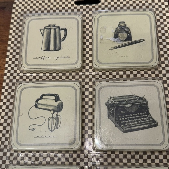 6 Refrigerator magnets, retro theme - Picture 2 of 4